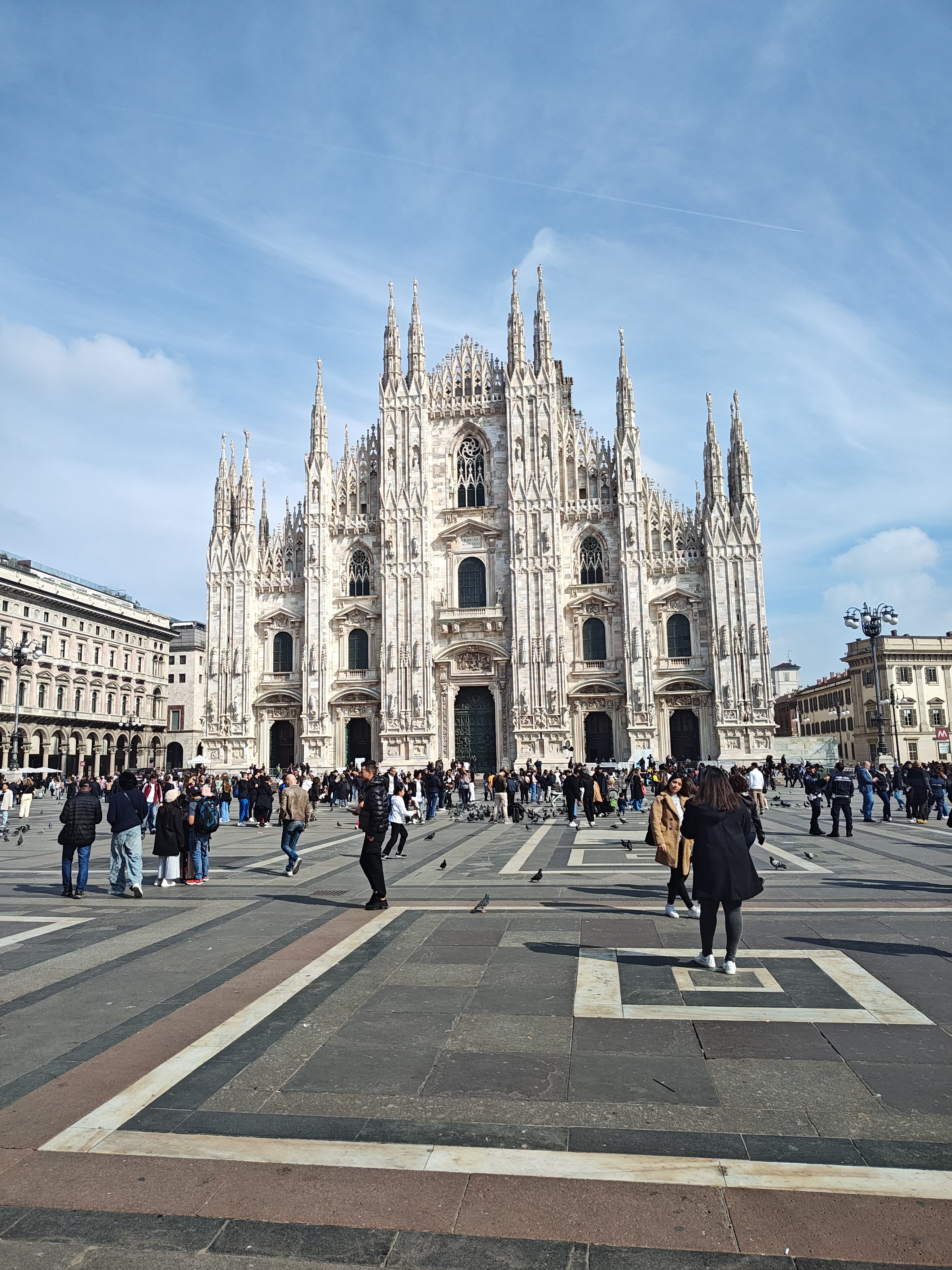 Duomo di Milano in the city center.