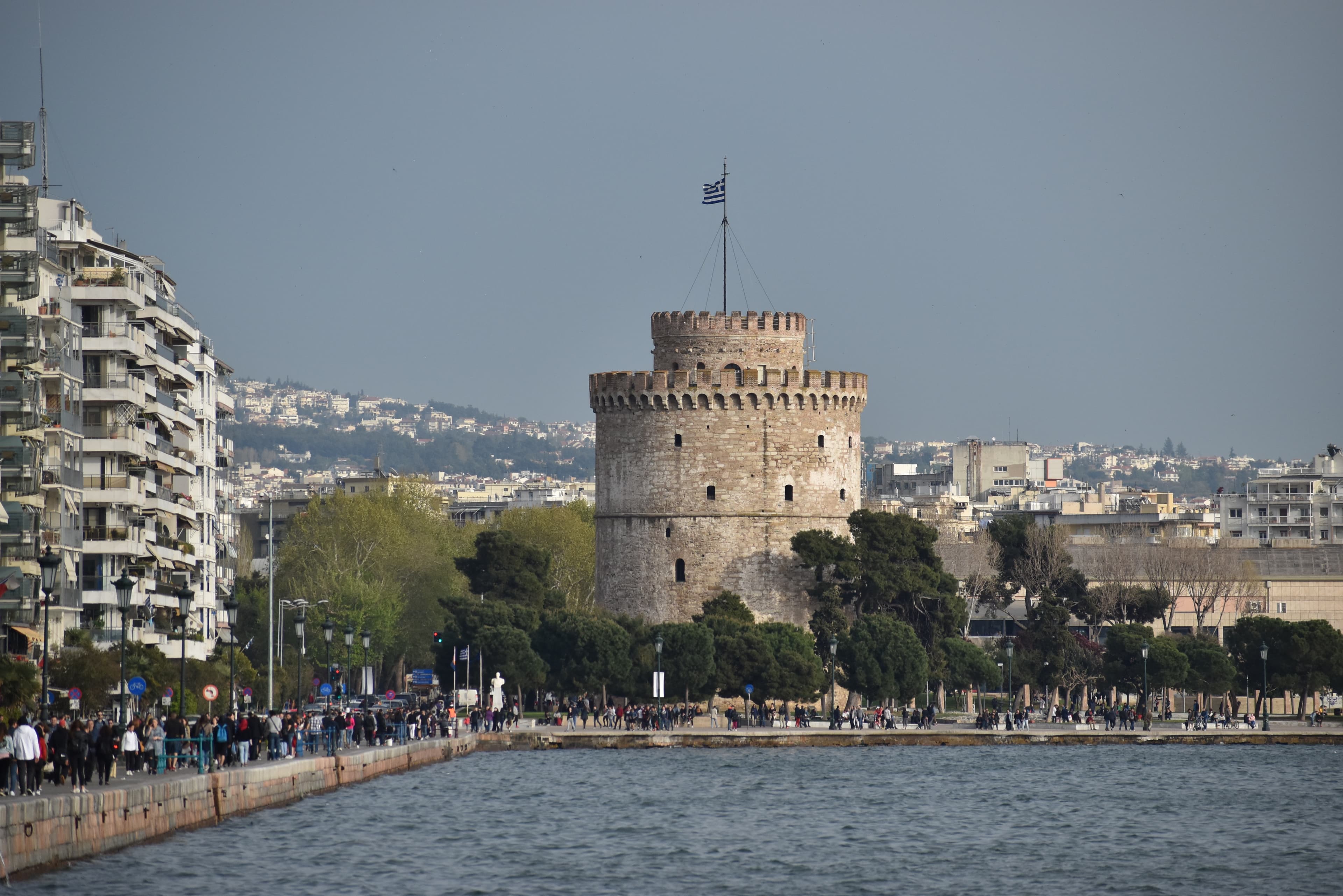 The White Tower of Thessaloniki, Greece.