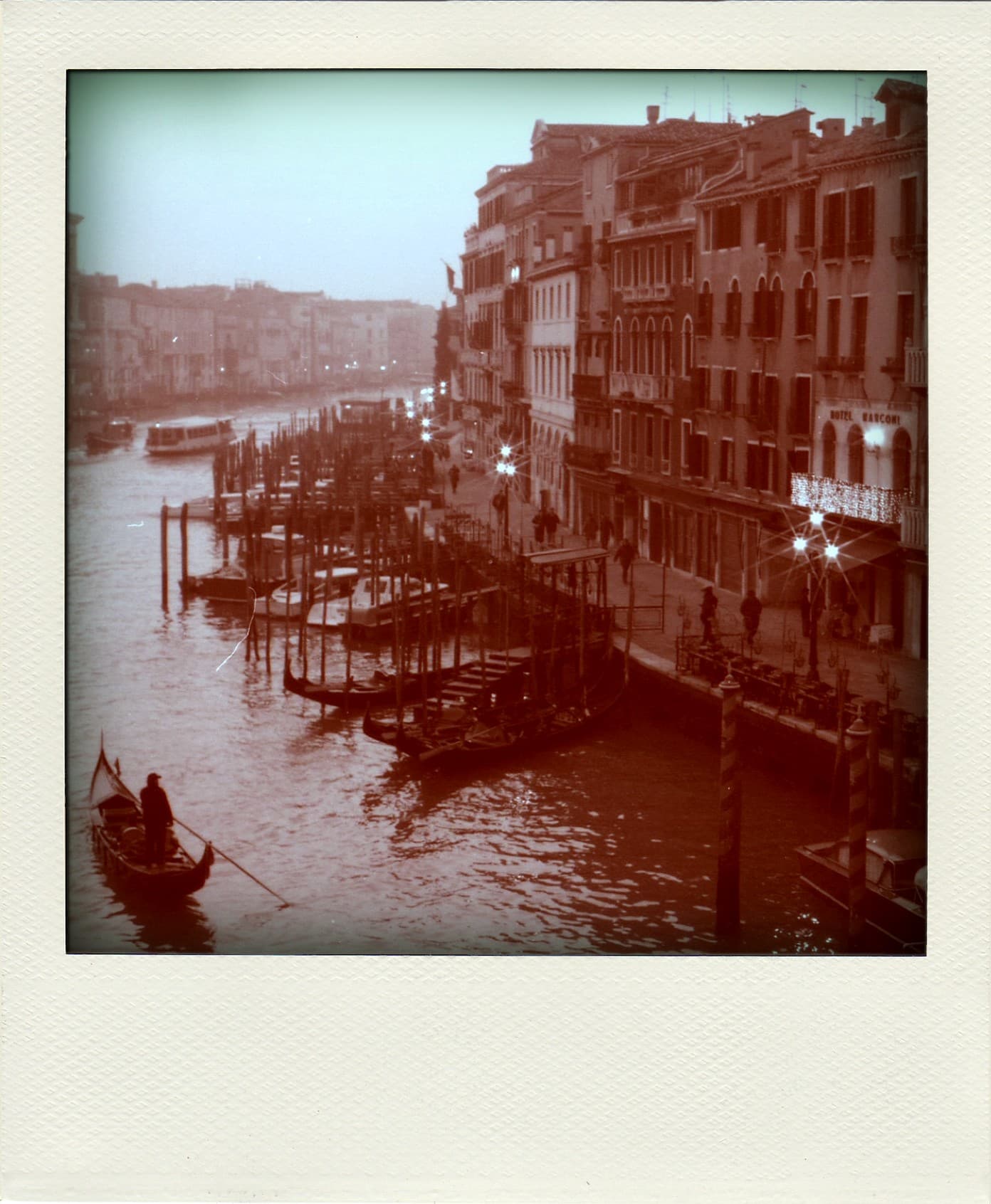 Grand Canal in Venice with historic facades.